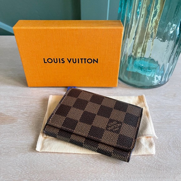 Louis Vuitton Handbags - Louis Vuitton Damier Ebene Card Holder Case Wallet